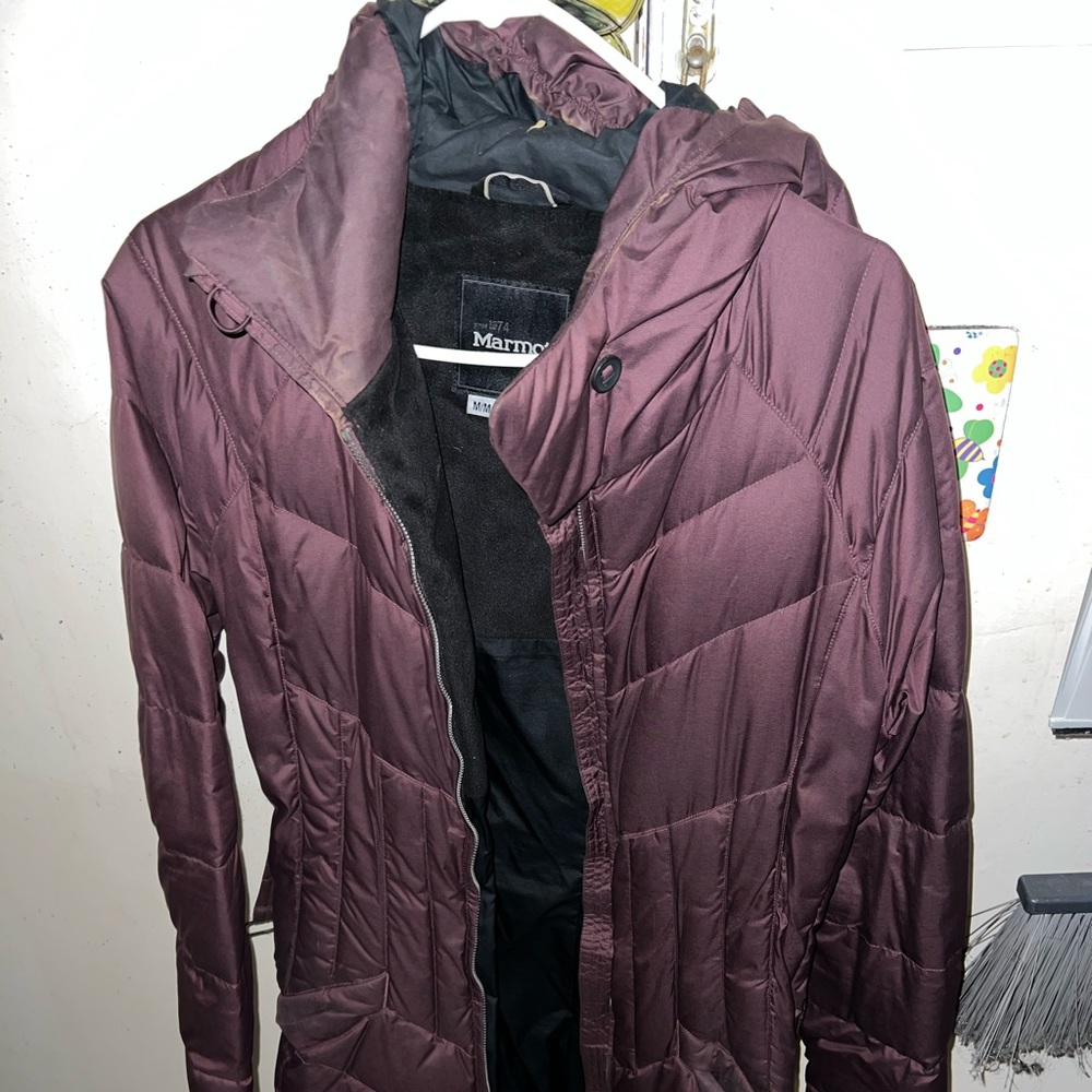 Purple Women’s Marmot Coat Size Medium